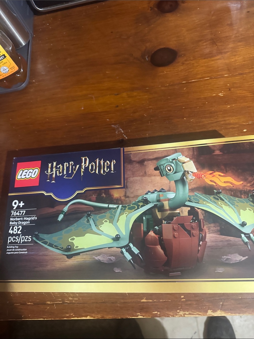 Lego Harry Potter Teal and Brown Baby Dragon Set